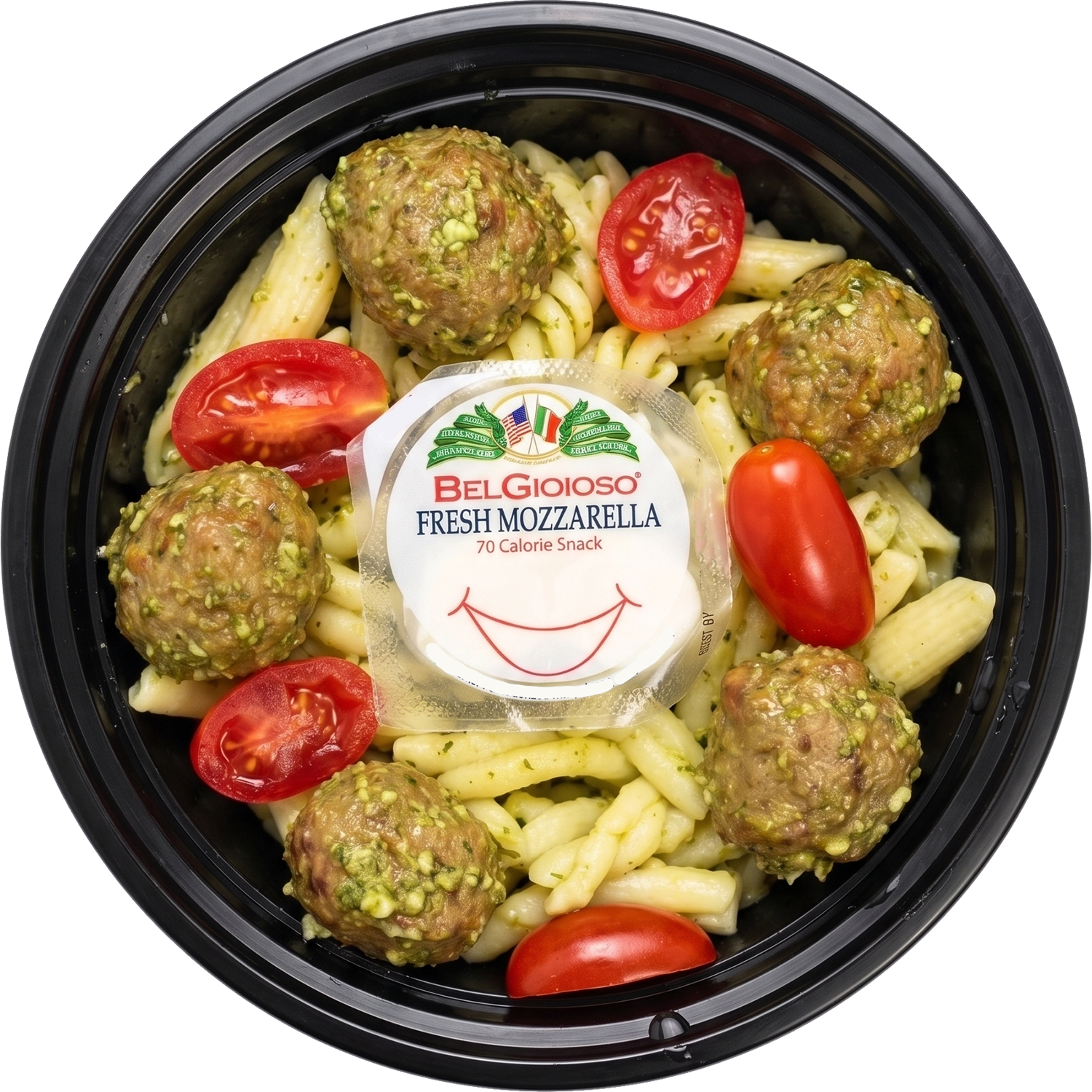 Pesto Pasta Meatballs